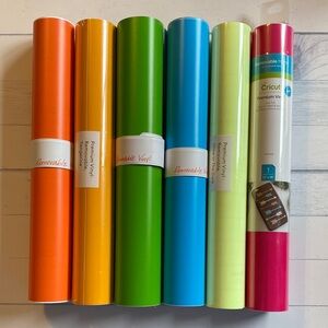 Cricut Removable Vinyl Bundle - 6 Rolls